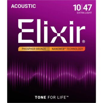 ELIXIR Cordes Acoustiques Nanoweb Phosphor Bronze