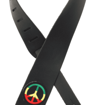 PLANET WAVES Sangle Cuir World Jamaica Peace