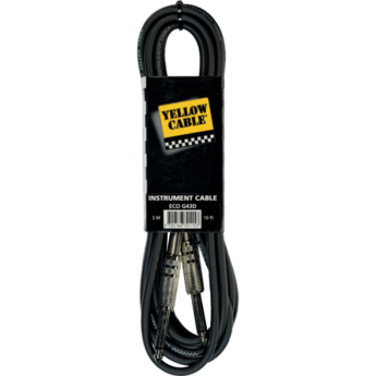 YELLOW CABLE Câble Instrument Standard Métal Jack/Jack 3,00 M