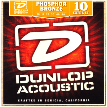 DUNLOP Cordes Acoustiques Phosphor Bronze Jeu Extra Light 10-48
