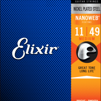 ELIXIR Cordes Électriques Nanoweb Jeu Medium 11-49