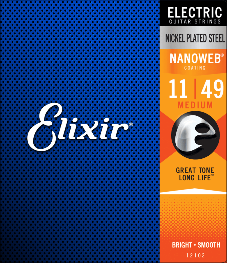 ELIXIR Cordes Électriques Nanoweb Jeu Medium 11-49