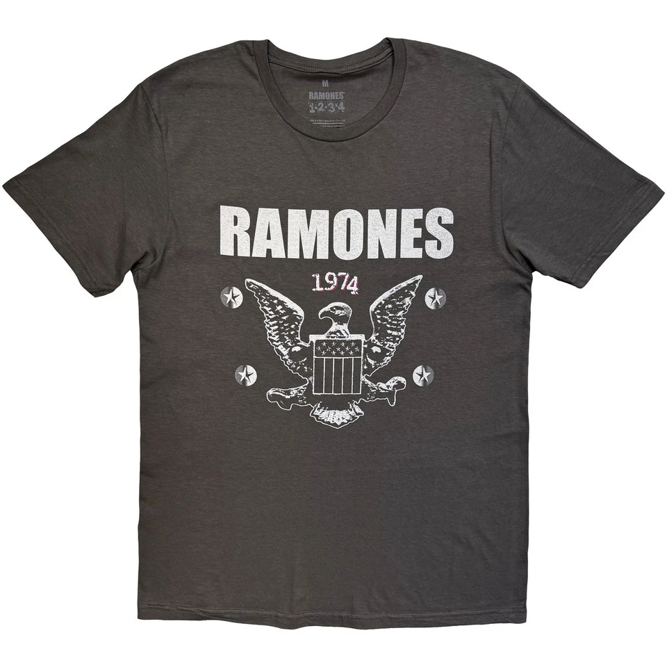 T-shirt RAMONES 1974 Eagle officiel T-shirt RAMONES 1974 Eagle officiel