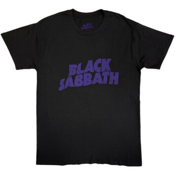 T-shirt BLACK SABBATH Wavy Logo Vintage