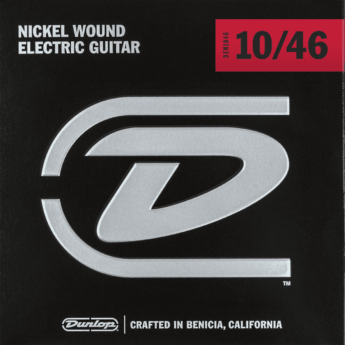 DUNLOP Cordes Electriques Nickel Plated Steel Jeu Medium 10-46