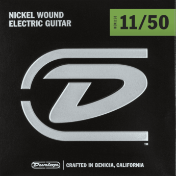DUNLOP Cordes Electriques Nickel Plated Steel Jeu Medium Heavy 11-50