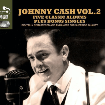 JOHNNY CASH Five Classic Albums Plus Bonus Singles