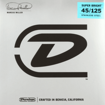 DUNLOP Cordes Basses Marcus Miller Super Bright Jeu 5 Cordes 45-125
