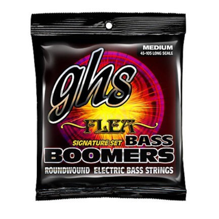 GHS Cordes Basses Boomers File Rond Jeu Medium Signature Flea 45-105