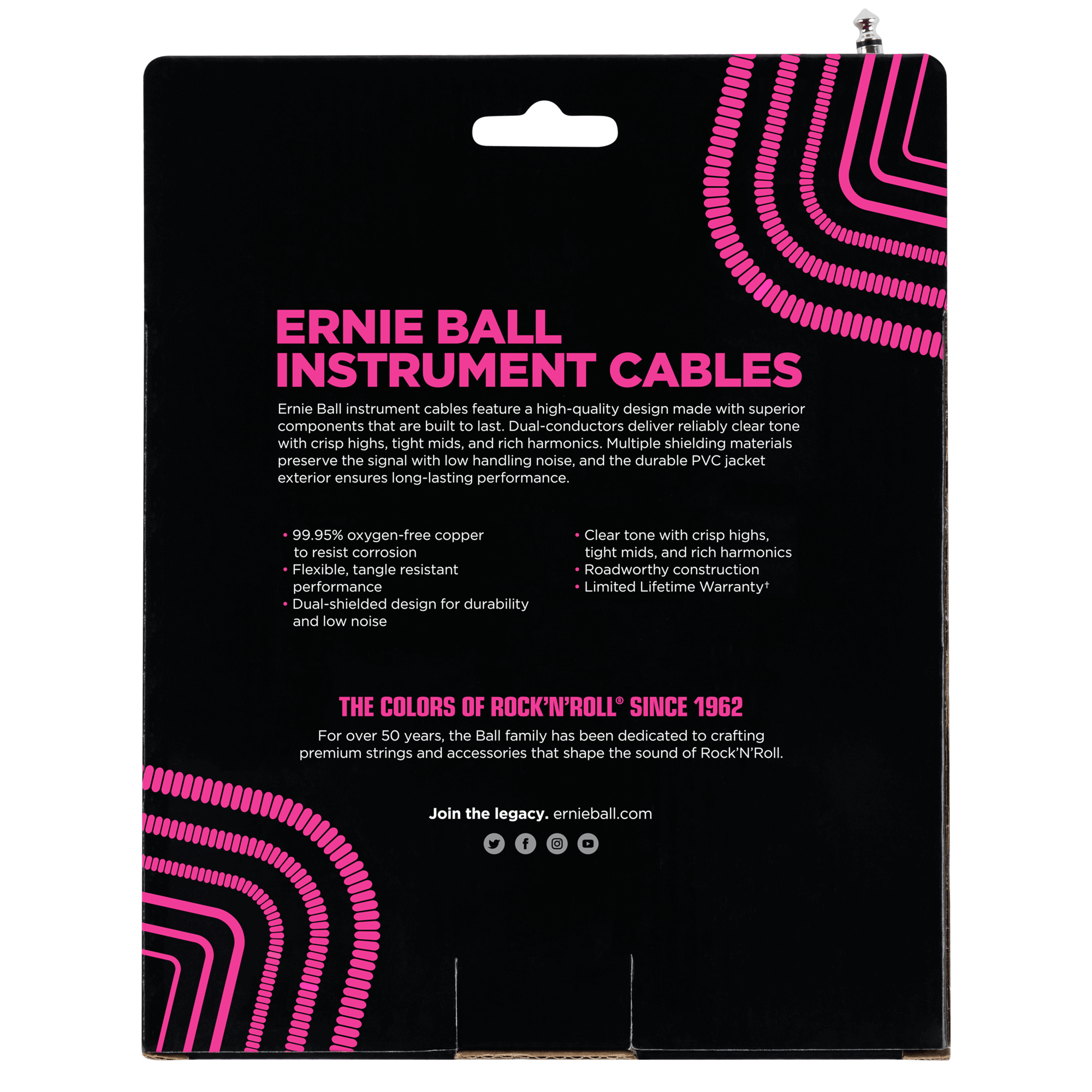 ERNIE BALL Cable Instrument Spirale Jack Jack Coude 9 14 M Blanc - 51 ERNIE BALL Cable Instrument Spirale Jack Jack Coude 9 14 M Blanc