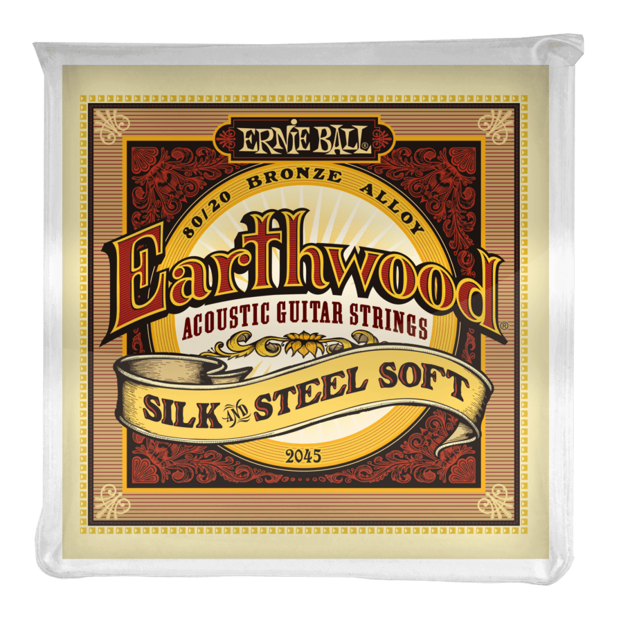 ERNIE BALL Cordes Acoustiques Earthwood Silk And Steel 80 20 Bronze Jeu Soft 11 52