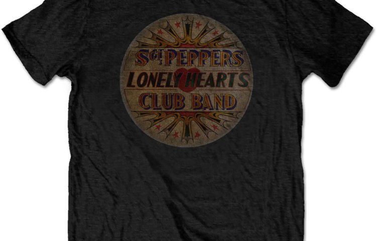 T-shirt THE BEATLES Vintage Drum Head