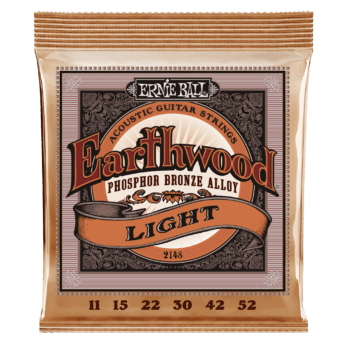 ERNIE BALL Cordes Acoustiques Earthwood Phosphor Bronze Jeu Light 11 52