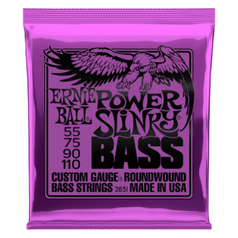 ERNIE BALL Cordes Basses Slinky Nickel Wound Jeu Power Slinky 55 110