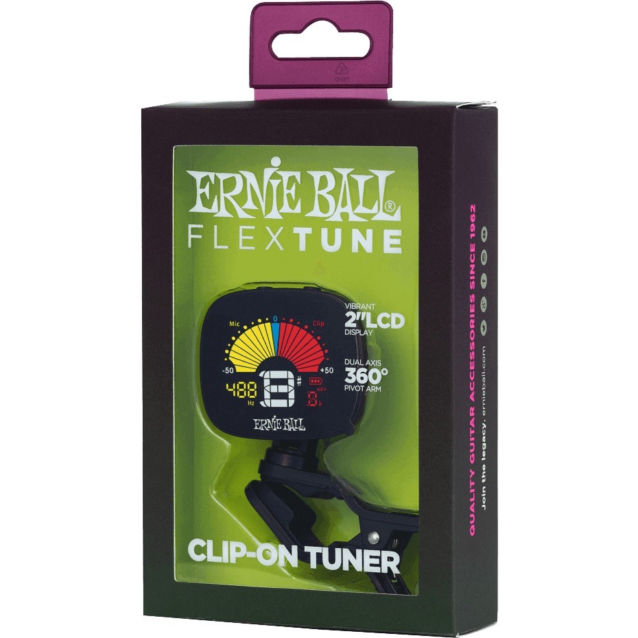 ERNIE BALL Accordeur Chromatique A Pince FlexTune ERNIE BALL Accordeur Chromatique A Pince FlexTune