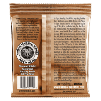 ERNIE BALL Cordes Acoustiques Earthwood Phosphor Bronze Jeu Extra Light 10 50