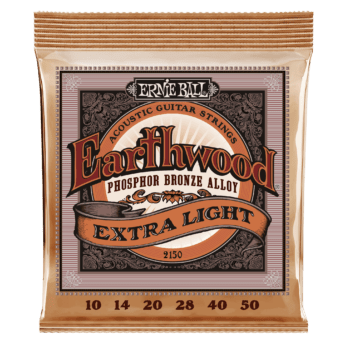 ERNIE BALL Cordes Acoustiques Earthwood Phosphor Bronze Jeu Extra Light 10 50