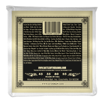 ERNIE BALL Cordes Basses Acoustiques Earthwood Phosphor Bronze 45 95