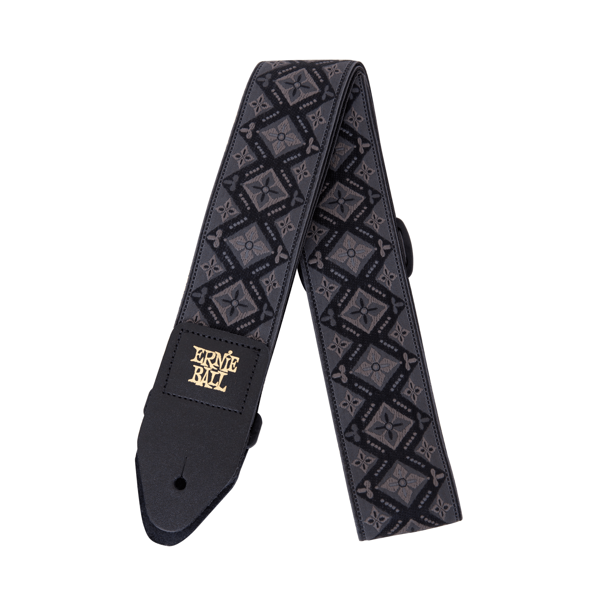 ERNIE BALL Sangle Jacquard Regal Black ERNIE BALL Sangle Jacquard Regal Black