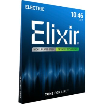 ELIXIR Cordes Electriques Optiweb Jeu Light 10 46