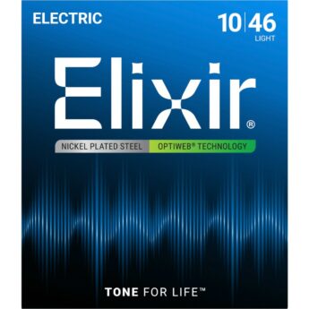 ELIXIR Cordes Electriques Optiweb Jeu Light 10 46