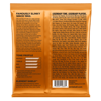ERNIE BALL Cordes Basses Slinky Nickel Wound Jeu Hybrid Slinky 45 105