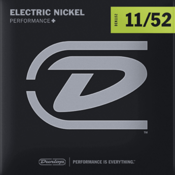 DUNLOP Cordes Electriques Nickel Plated Steel Jeu Medium Heavy 11 52