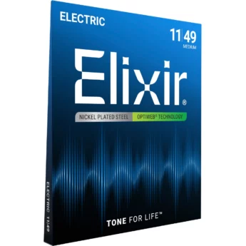 ELIXIR Cordes Electriques Optiweb Jeu Medium 11-49