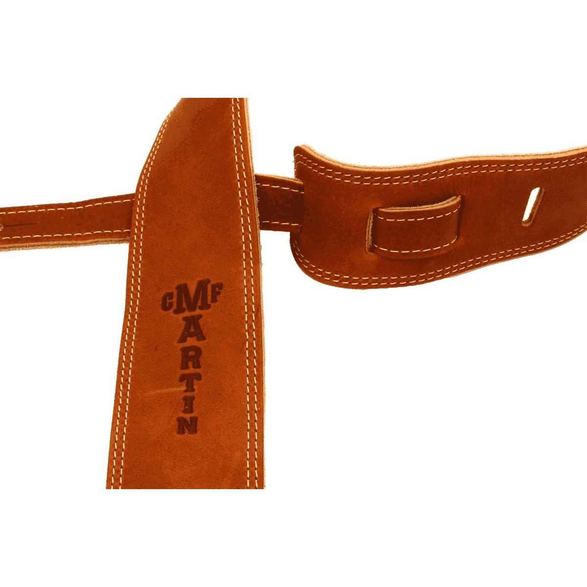 MARTIN Sangle Cuir Doublee Suede Marron