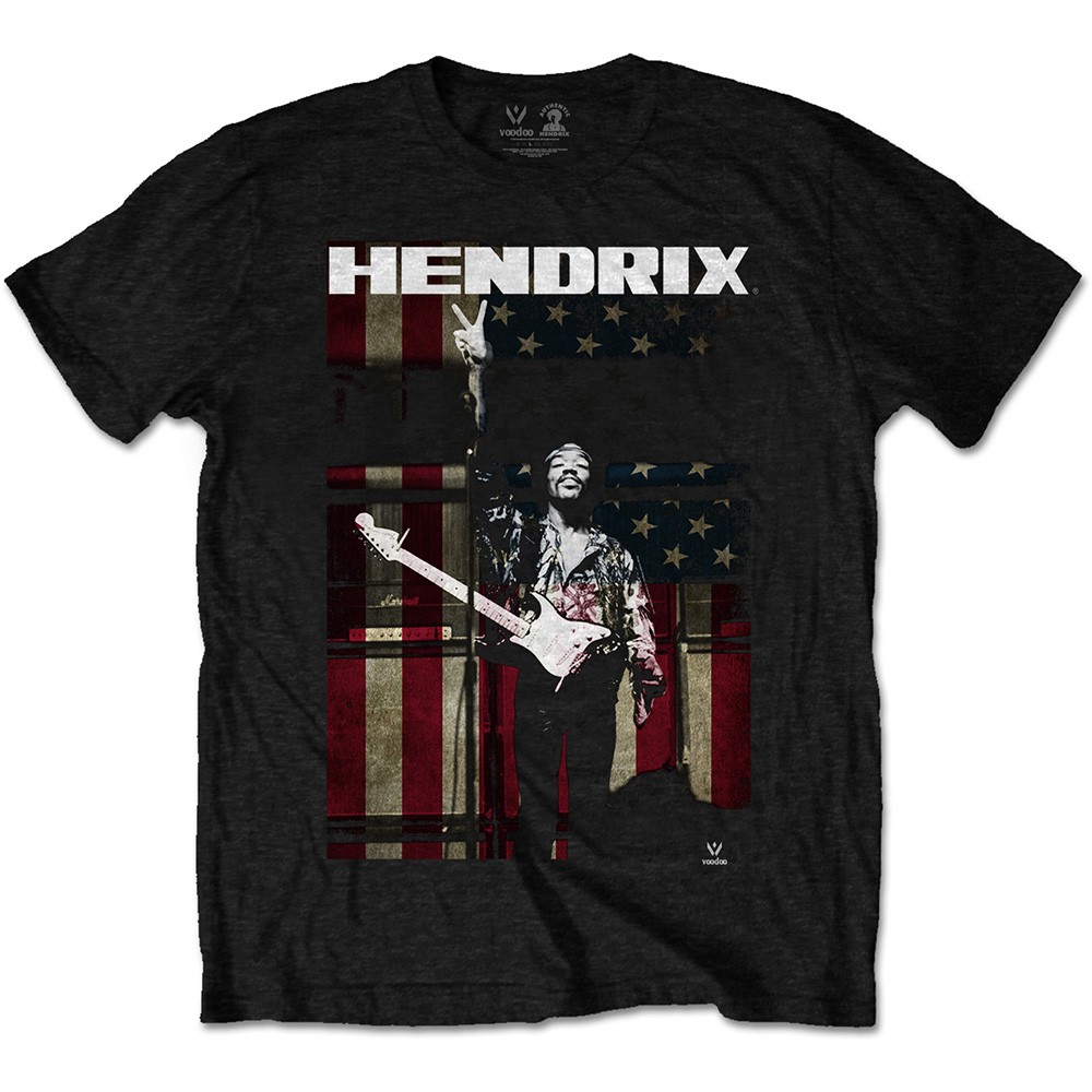 T-shirt JIMI HENDRIX Peace Flag