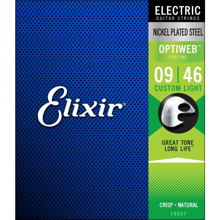 ELIXIR Cordes Electriques Optiweb Custom Light 9 46