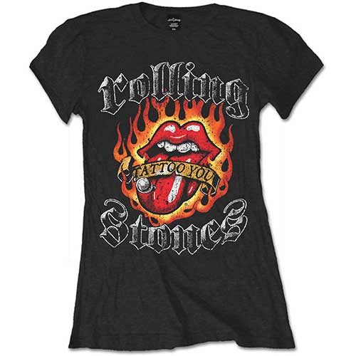 THE ROLLING STONES Flaming Tattoo Tongue