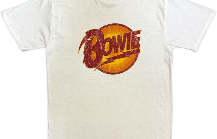 T-shirt DAVID BOWIE Vintage Diamond Dogs Logo
