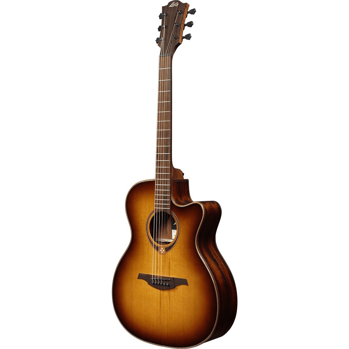 LAG Tramontane 118 Auditorium Cutaway Electro Brown Shadow LAG Tramontane 118 Auditorium Cutaway Electro Brown Shadow