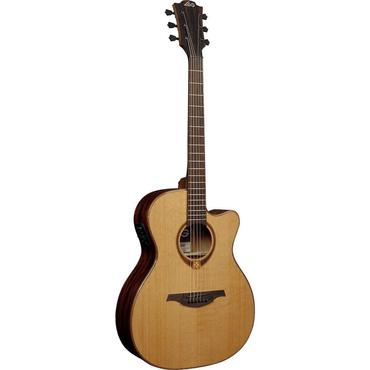 LAG Tramontane 118 Auditorium Slim Cutaway Electro