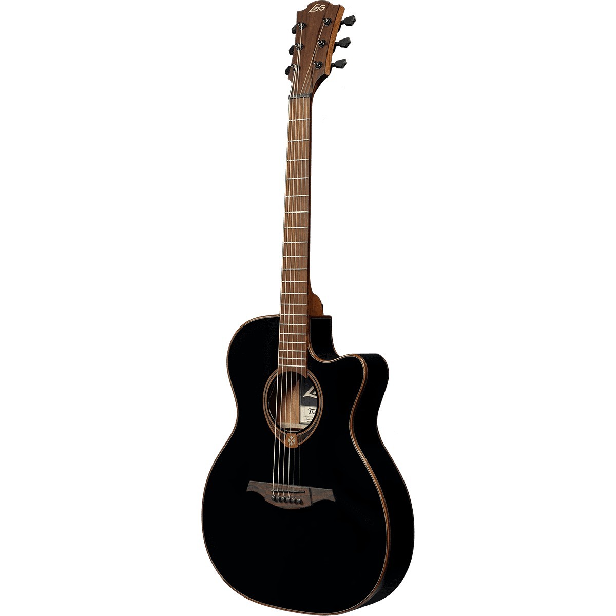 LAG Tramontane 118 Auditorium Slim Cutaway Electro Black LAG Tramontane 118 Auditorium Slim Cutaway Electro Black