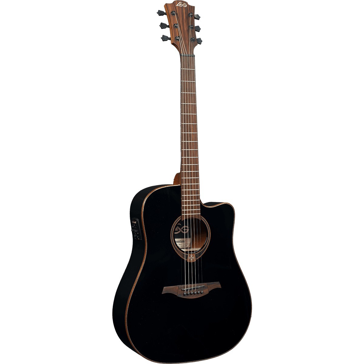 LAG Tramontane 118 Dreadnought Cutaway Electro Black LAG Tramontane 118 Dreadnought Cutaway Electro Black