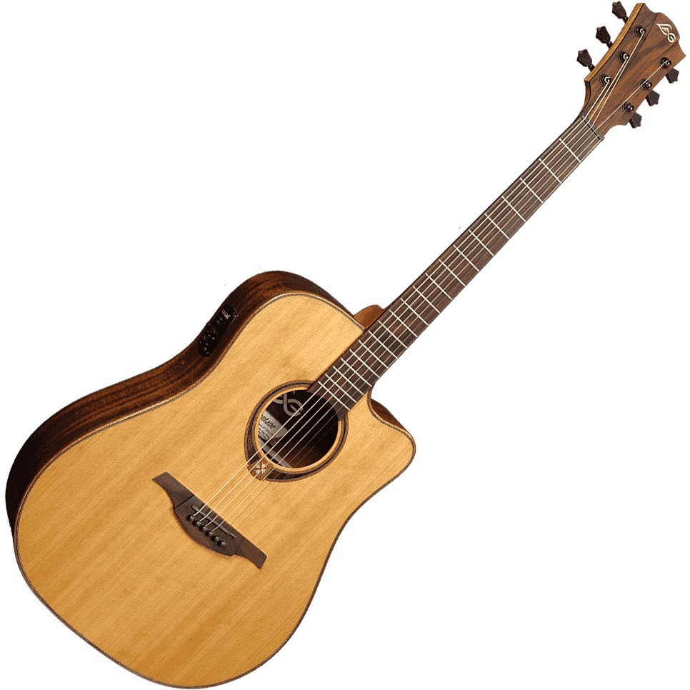 LAG Tramontane 118 Dreadnought Cutaway Electro