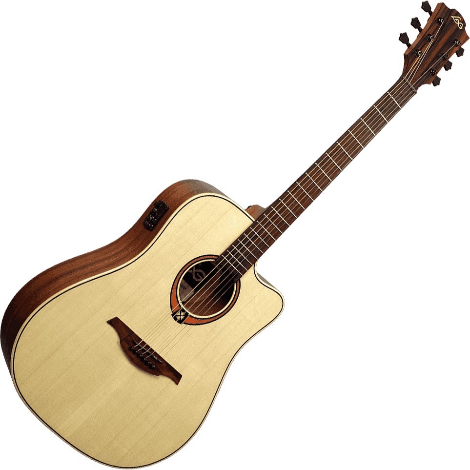LAG Tramontane 88 Dreadnought Cutaway Electro