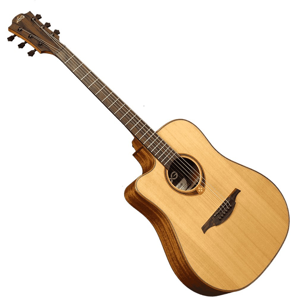 LAG Tramontane 118 Dreadnought Cutaway Electro Lefty
