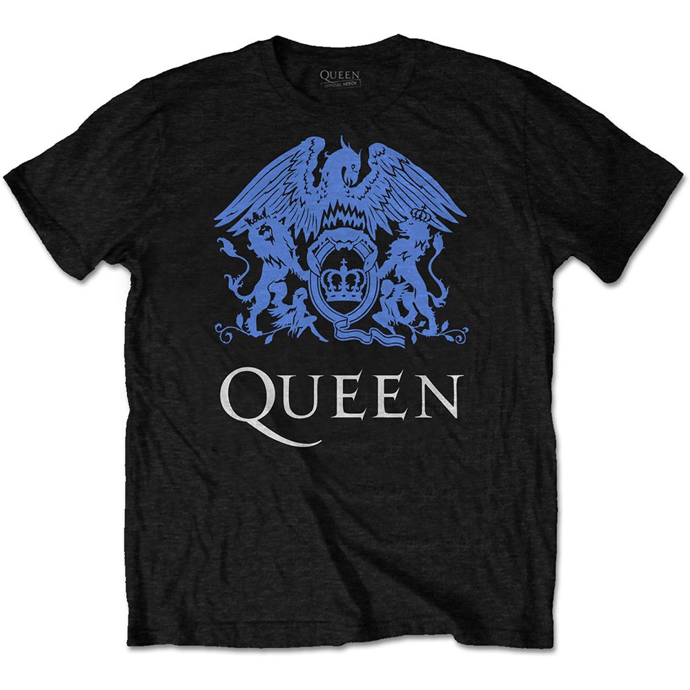 T-shirt QUEEN Blue Crest