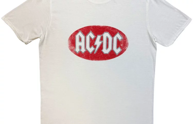 T-shirt ACDC Oval Logo Vintage