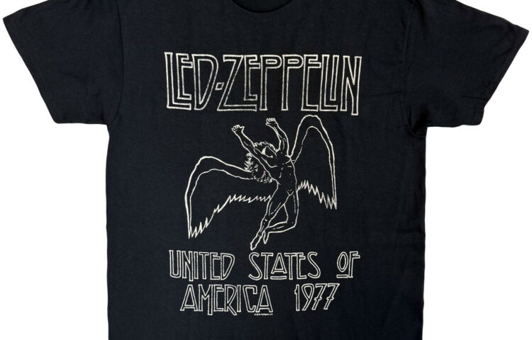 T-shirt LED ZEPPELIN USA 77