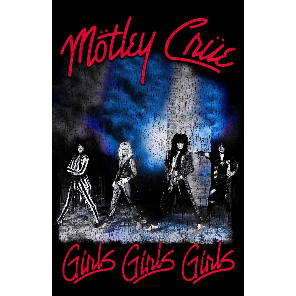 Poster textile MOTLEY CRUE Girls Girls Girls