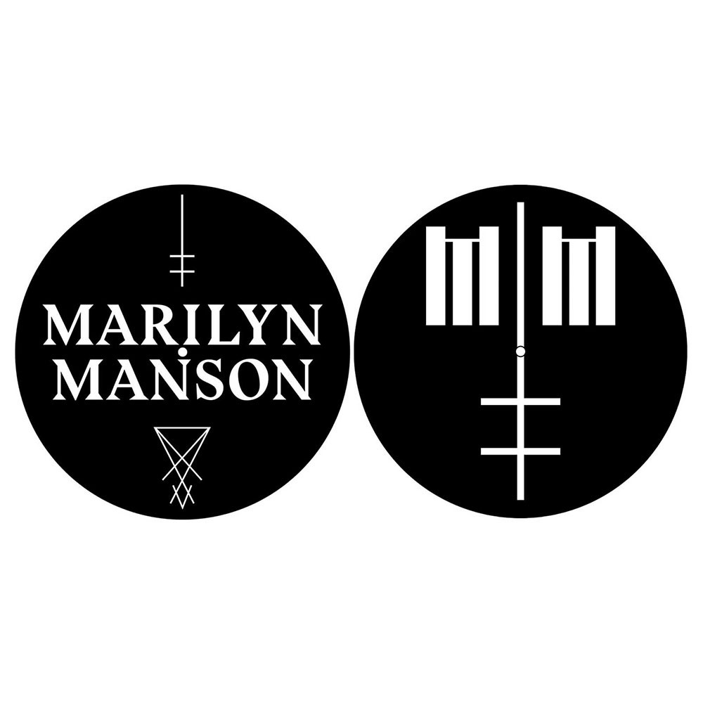 MARILYN MANSON Logo Cross