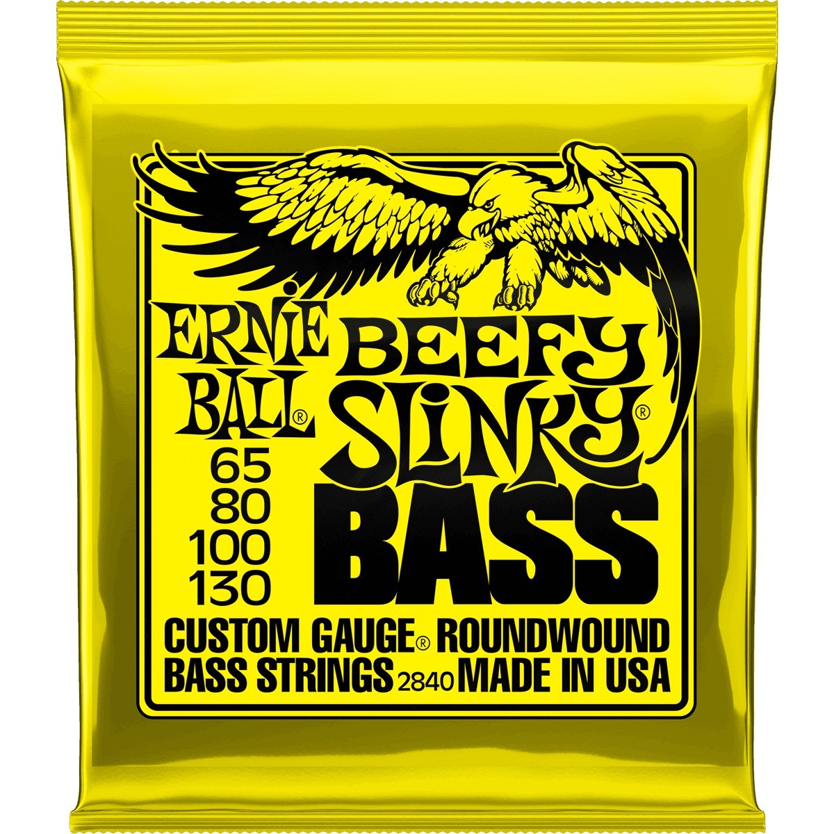 ERNIE BALL Cordes Basses Slinky Nickel Wound Jeu Beefy Slinky 65 130