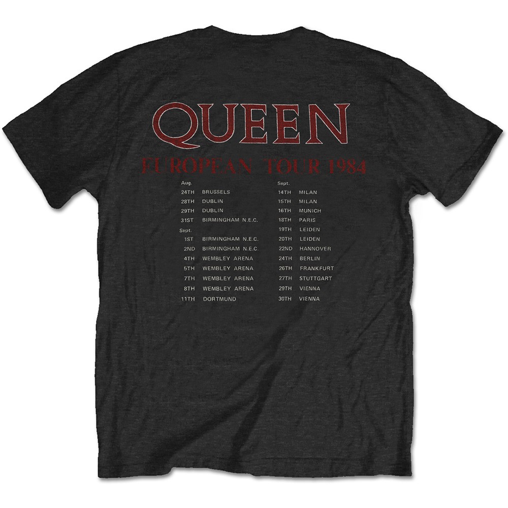 T-shirt QUEEN European Tour 1984