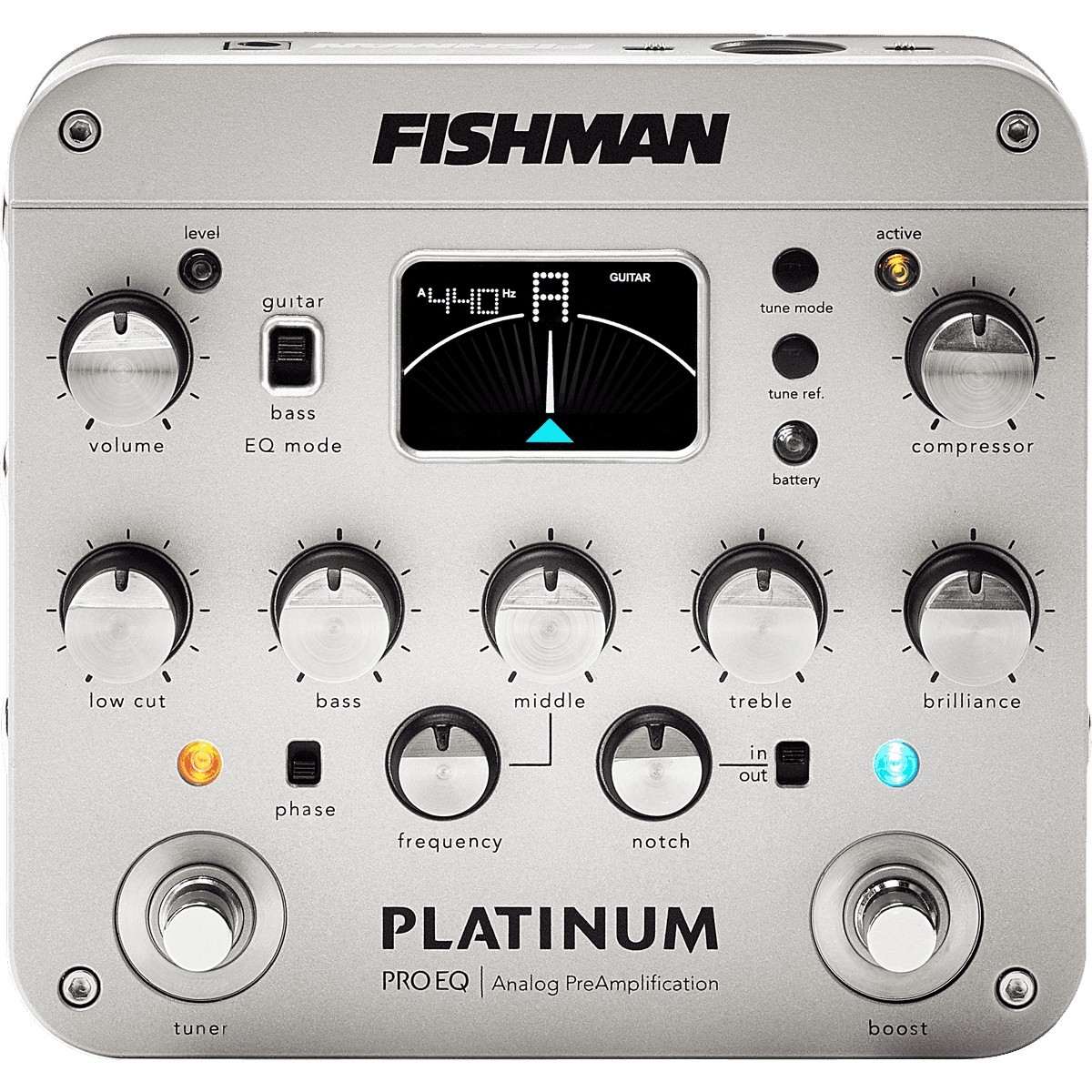 FISHMAN Platinum Pro EQ/DI Analog Preamp