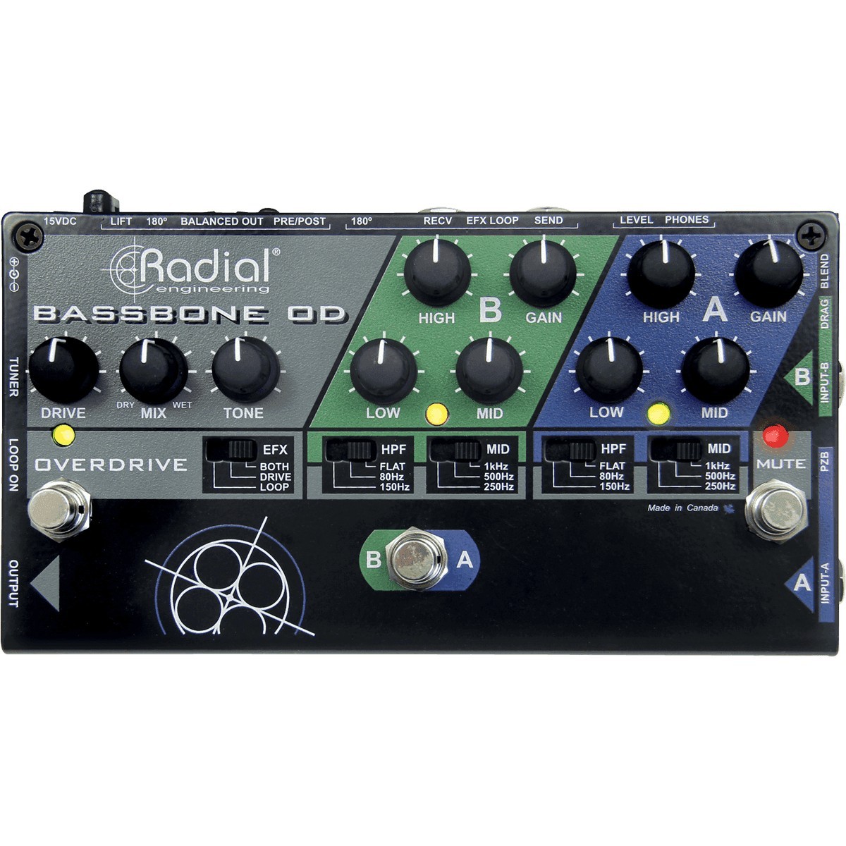 RADIAL ENGINEERING Tonebone Bassbone OD
