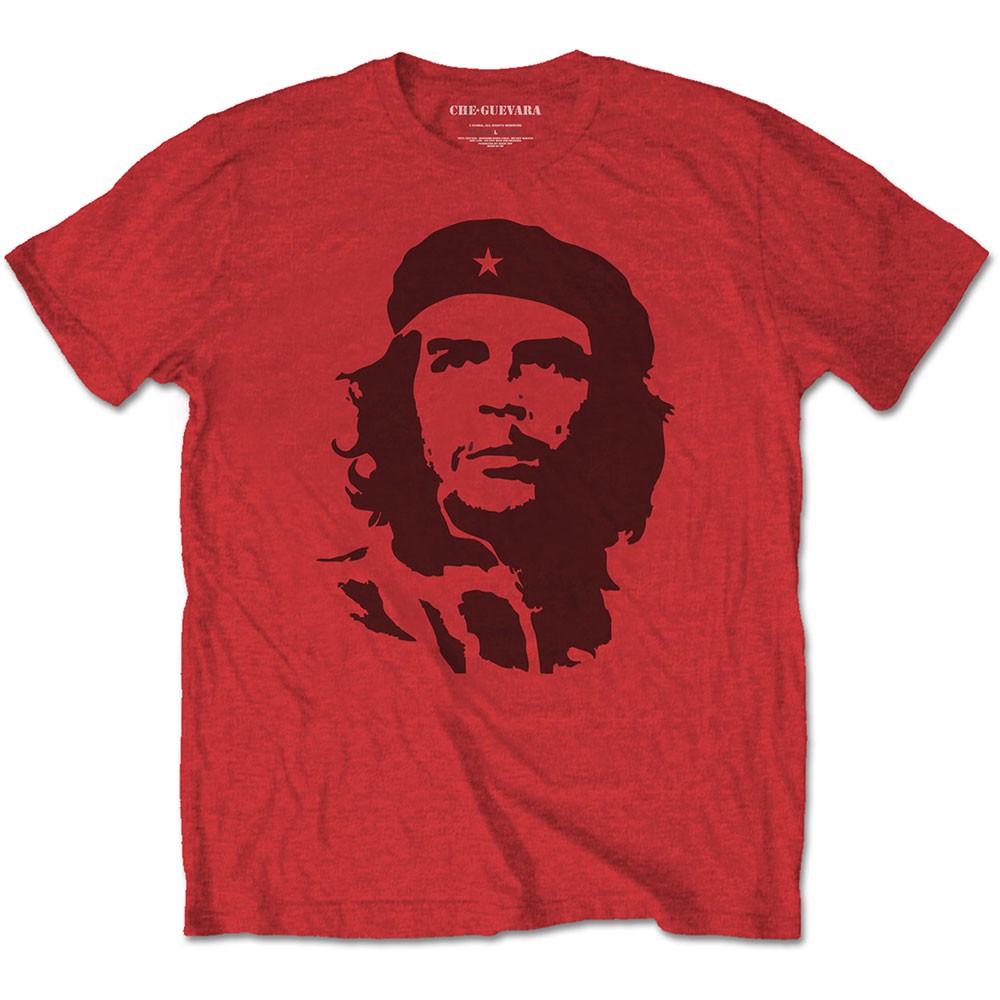 CHE GUEVARA Black On Red T-shirt CHE GUEVARA Black On Red